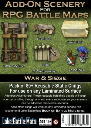 LokeBattlemats Add-On Scenery - War & Siege Best