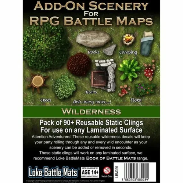 LokeBattlemats Add-On Scenery - Wilderness New