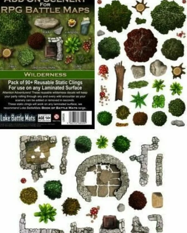 LokeBattlemats Add-On Scenery - Wilderness New