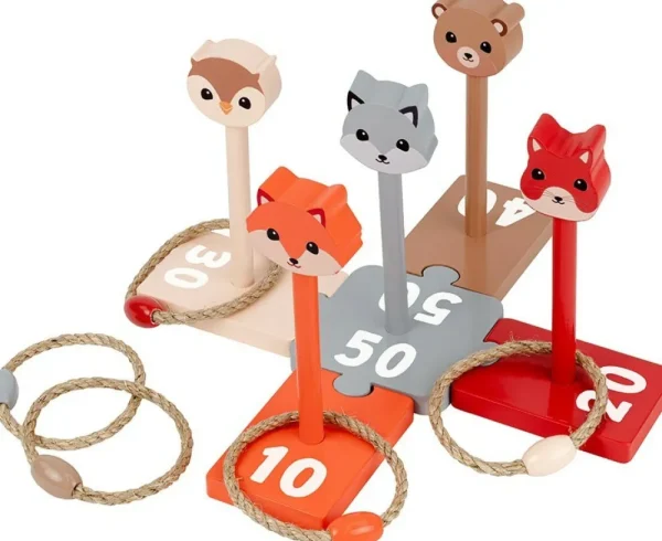 Proffesor Puzzle Animal Ring Toss New