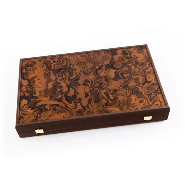Manopoulou Backgammon: California Walnut Burl Discount