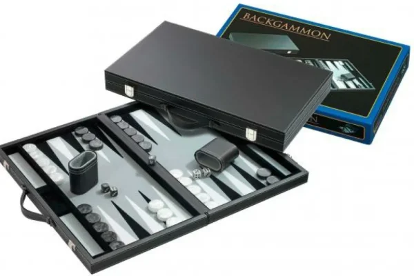 Philos Backgammon Koffer Standaard Medium (Grijs) Fashion