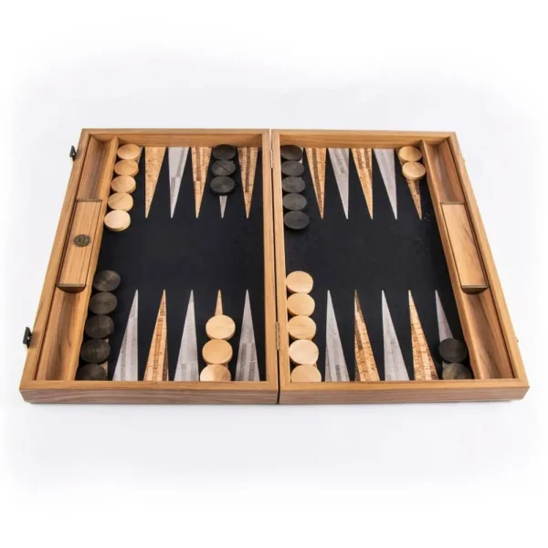 Manopoulou Backgammon Natural Cork - Medium Fashion