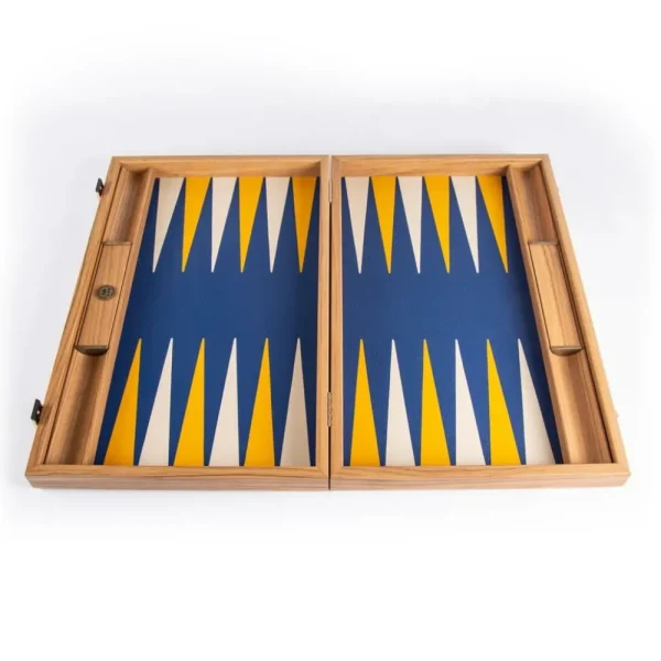 Manopoulou Backgammon: Royal Blue - Large Discount