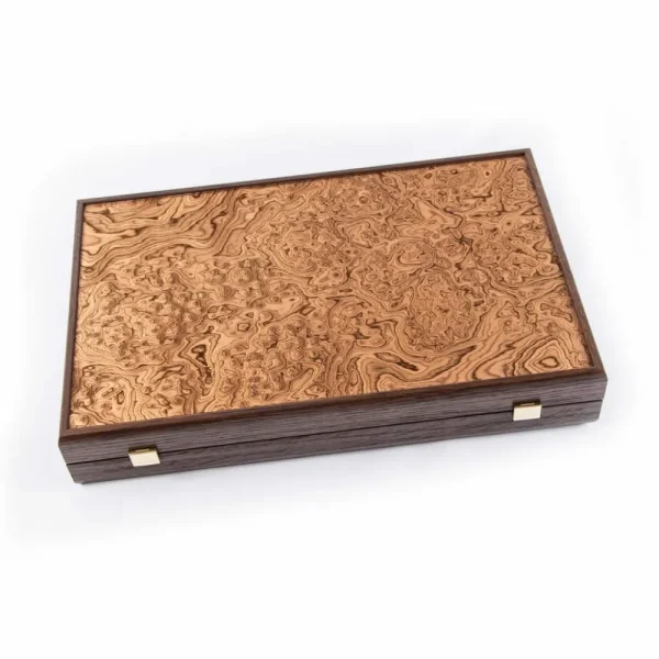 Manopoulou Backgammon: Walnut Burl - Large Best