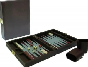 Hot Games Backgammonkoffer Magnetisch Bruin Discount