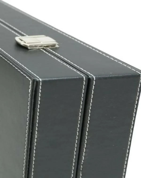 Hot Games Backgammonkoffer Zwart/Groen Xl Cheap