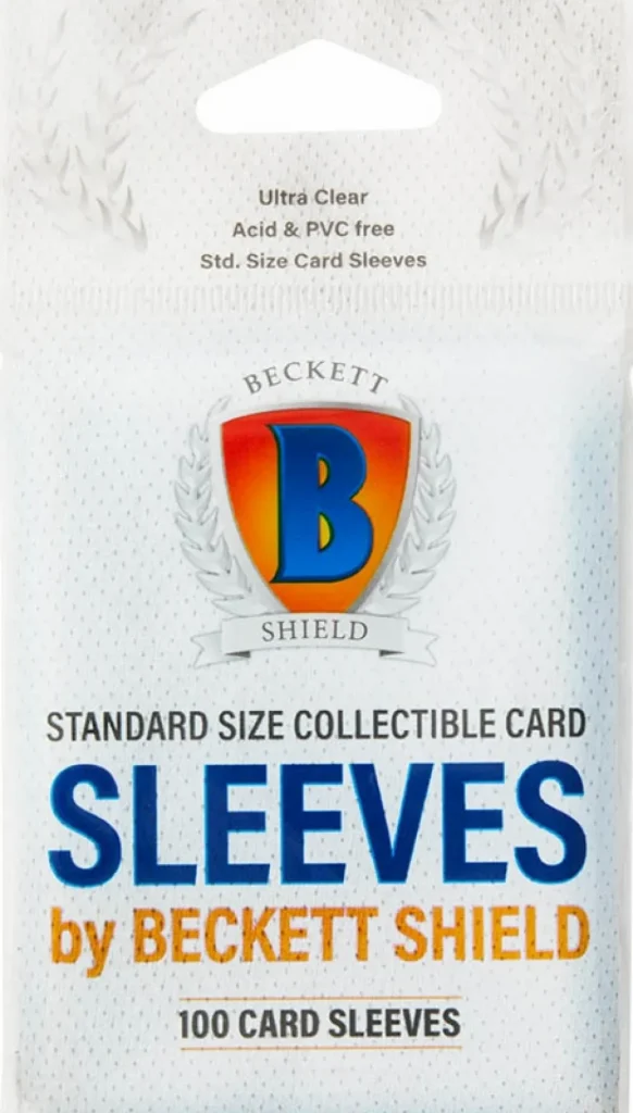 Beckett Shield Card Sleeves - Standard Clear Online