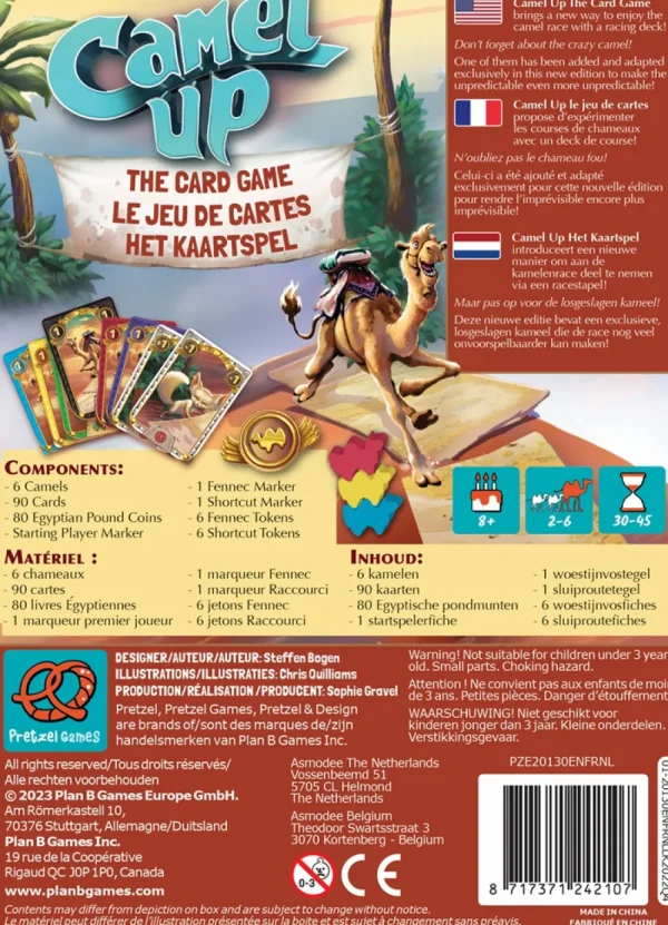 Pretzel Games Camel Up Cardgame Nl Store