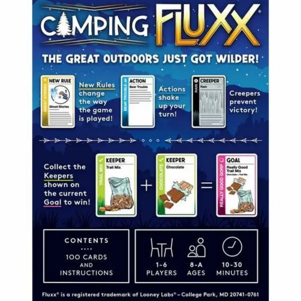 Looney Labs Camping Fluxx Sale