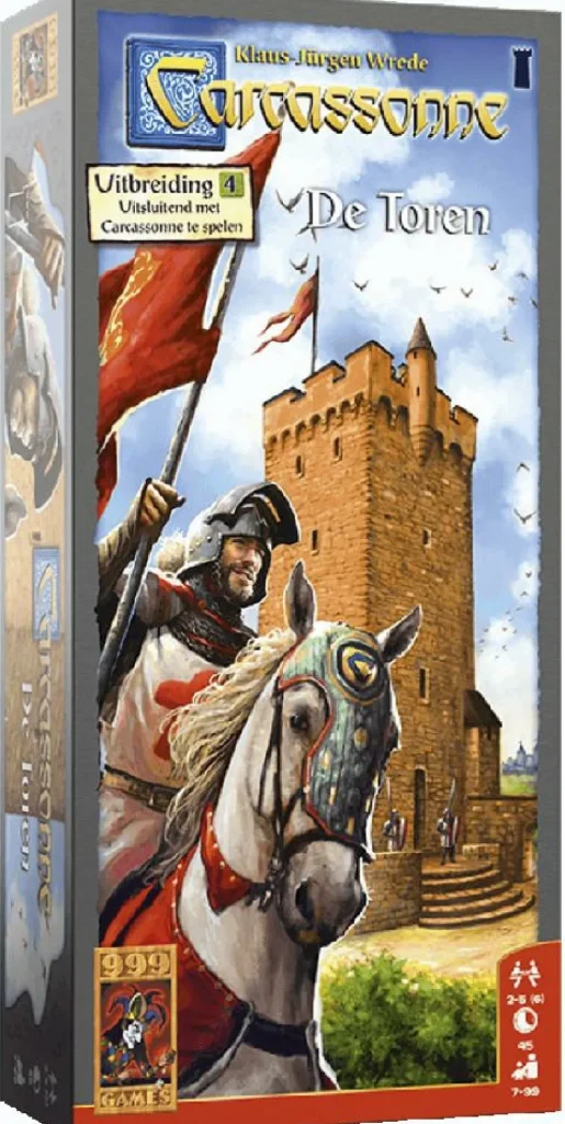 999 Games Carcassonne: De Toren Bordspel Hot