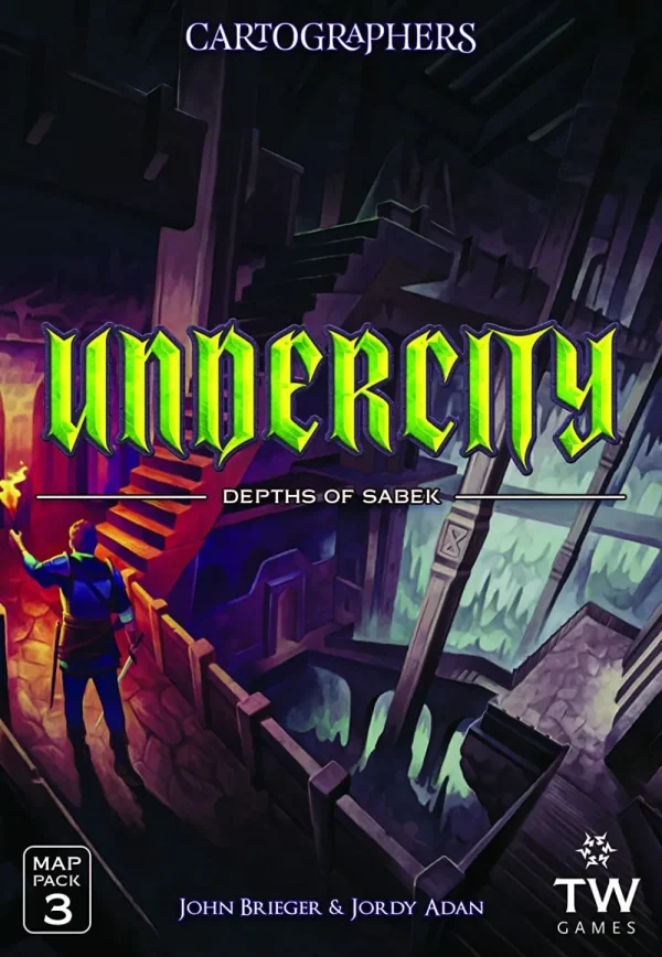 Thunderworks Games Cartographers Heroes Map Pack 3 - Undercity Fashion