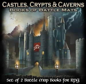 Loke Battle Mats Castles, Crypts & Caverns - Reprint Discount