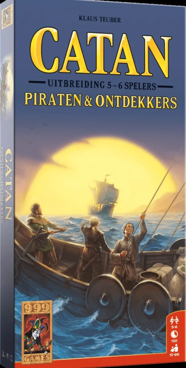 999 Games Catan: Piraten & Ontdekkers 5/6 Spelers - Bordspel Discount