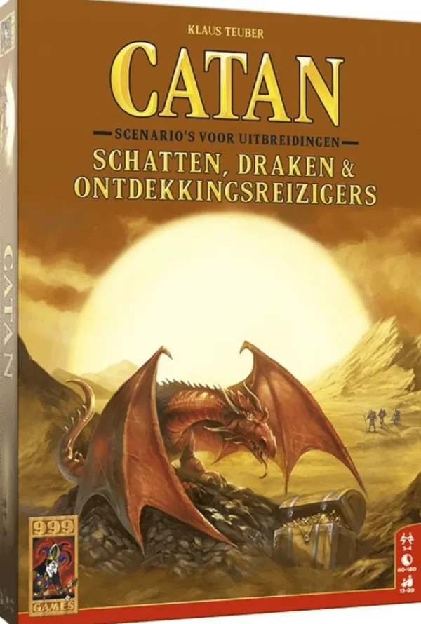 999 Games Catan: Schatten, Draken & Ontdekkingsreizigers Bordspel Shop