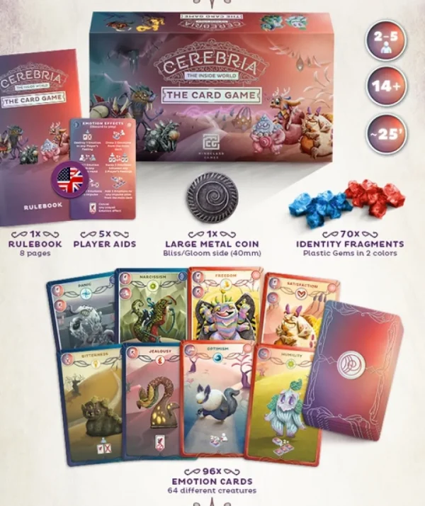 Mindclash Games Cerebria - The Inside World: Card Game Clearance