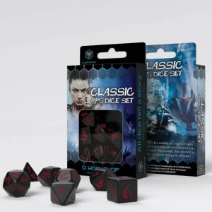 Q Workshop Classic Rpg Black & Red Dice Set (7) Cheap