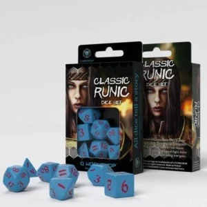 Q Workshop Classic Runic Blue & Red Dice Set (7) Shop