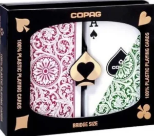Cartamundi Copag - Double Deck Bridge Size (Red/Green) Store