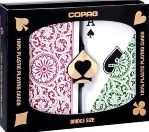Cartamundi Copag - Double Deck Bridge Size (Red/Green) Store