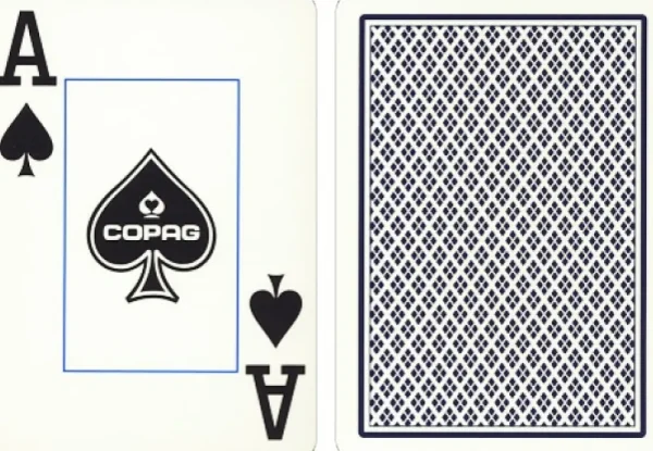 Cartamundi Copag 100% Plastic Poker Jumbo Faces - Rood Cheap