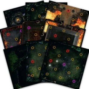 Steamforged Games Dark Souls Darkroot Basin & Iron Keep Tile Set New