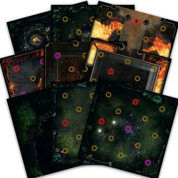 Steamforged Games Dark Souls Darkroot Basin & Iron Keep Tile Set New