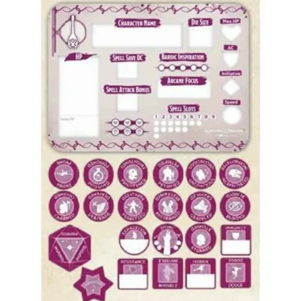 D&D Bard Token Set Discount