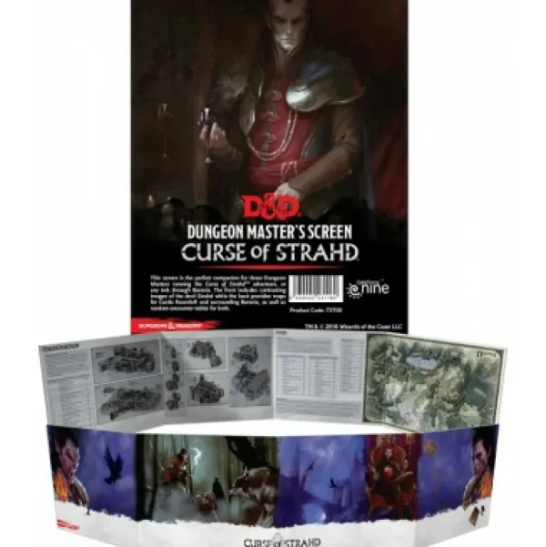 D&D Curse Of Strahd Dm Screen Clearance