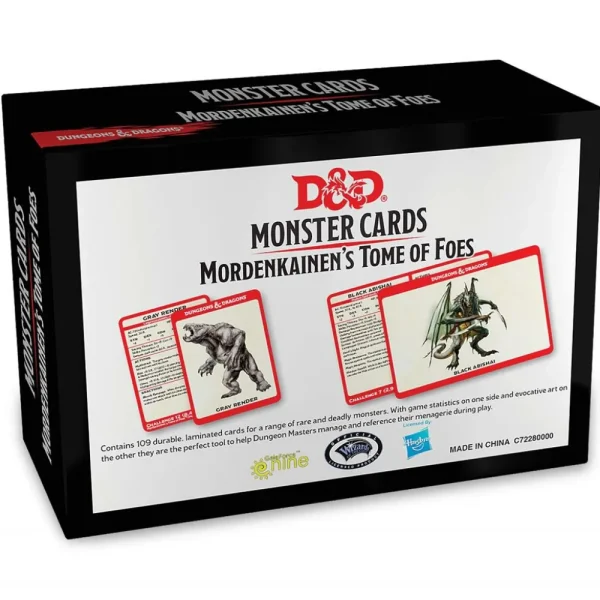 Gale Force 9 D&D Monster Cards - Mordenkainens Tome Foes Outlet