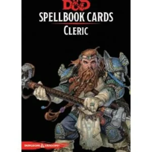 Gale Force 9 D&D Spellbook Cards - Cleric (153 Cards) Hot