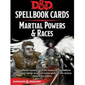 Gale Force 9 D&D Spellbook Cards - Martial Powers & Races (61 Cards) Cheap