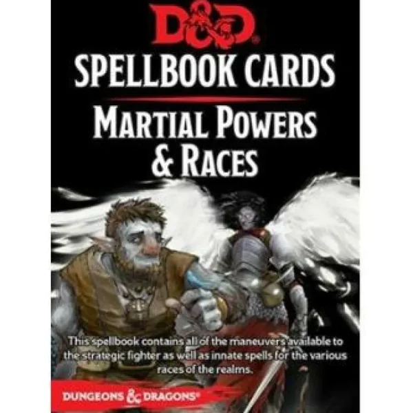 Gale Force 9 D&D Spellbook Cards - Martial Powers & Races (61 Cards) Cheap