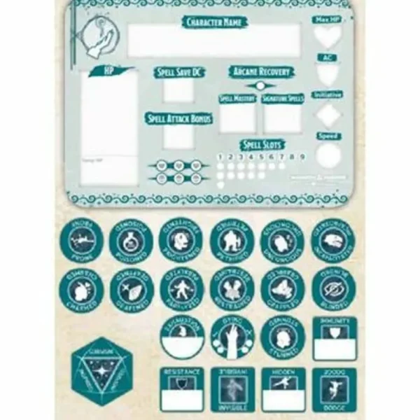 D&D Wizard Token Set New