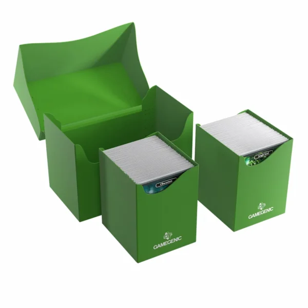 Gamegenic Deckbox: Double Deck Holder 200+ Xl Green Hot