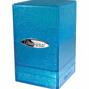 Ultra Pro Deckbox Satin Tower - Glitter Blue New