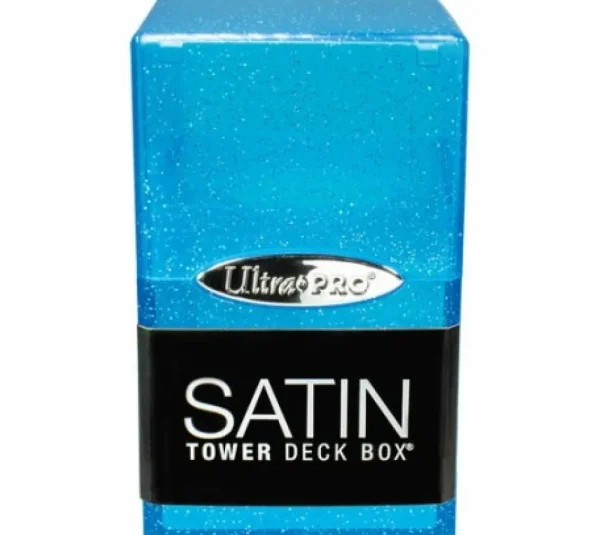Ultra Pro Deckbox Satin Tower - Glitter Blue New