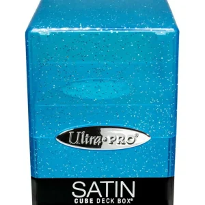 Ultra Pro Deckbox Sating Cube Glitter Blue Cheap