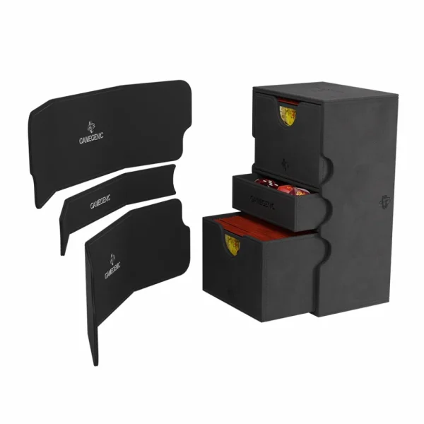 Gamegenic Deckbox Stronghold 200+ - Black Shop