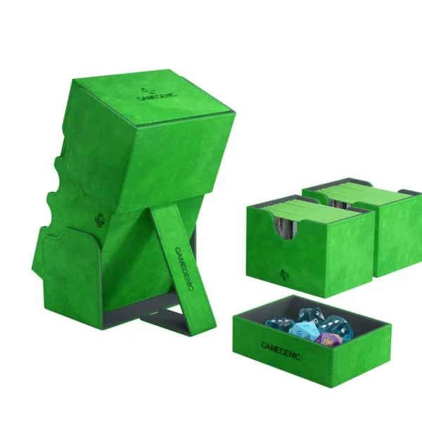Gamegenic Deckbox: Stronghold 200+ Convertible Green Online