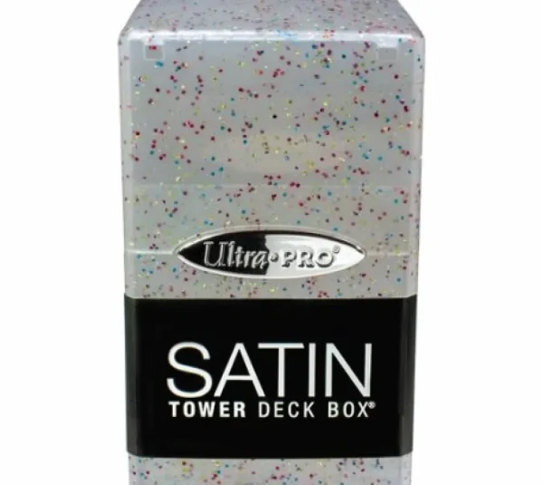 Ultra Pro Deckbox Tower Satin - Glitter Clear Sale