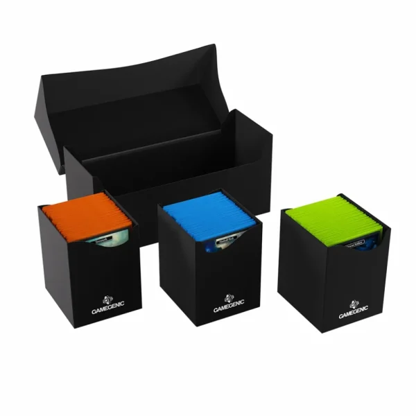 Gamegenic Deckbox: Triple Deck Holder 300+ Xl Black Shop
