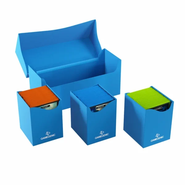 Gamegenic Deckbox: Triple Deck Holder 300+ Xl Blue Discount
