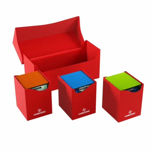 Gamegenic Deckbox: Triple Deck Holder 300+ Xl Red Cheap