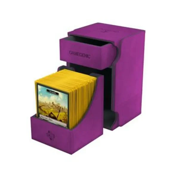 Gamegenic Deckbox: Watchtower 100+ Convertible Purple Best Sale