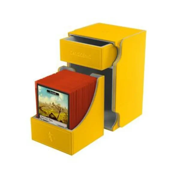 Gamegenic Deckbox: Watchtower 100+ Convertible Yellow Hot