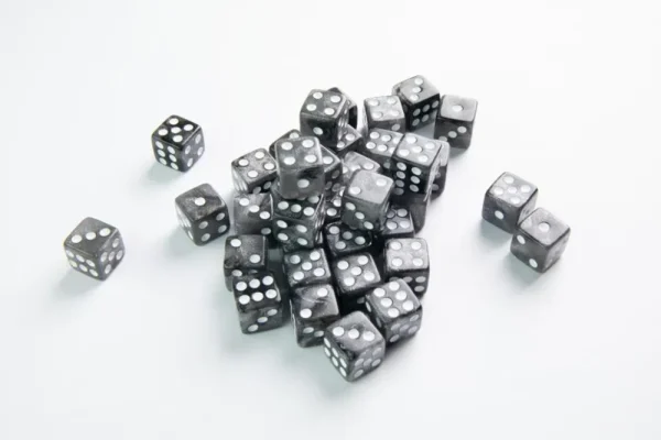 Gamegenic Dice Set Galaxy Series - Moon (36 D6) Store