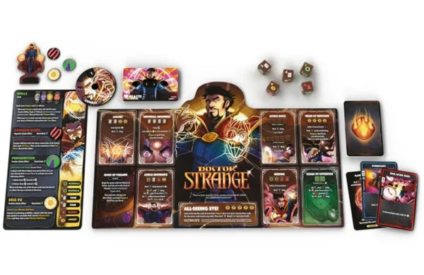 Usaopoly Dice Throne Marvel Black Widow & Doctor Strange Cheap