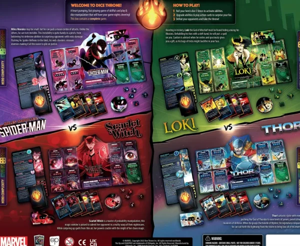 Usaopoly Dice Throne Marvel 4-Hero Box Online