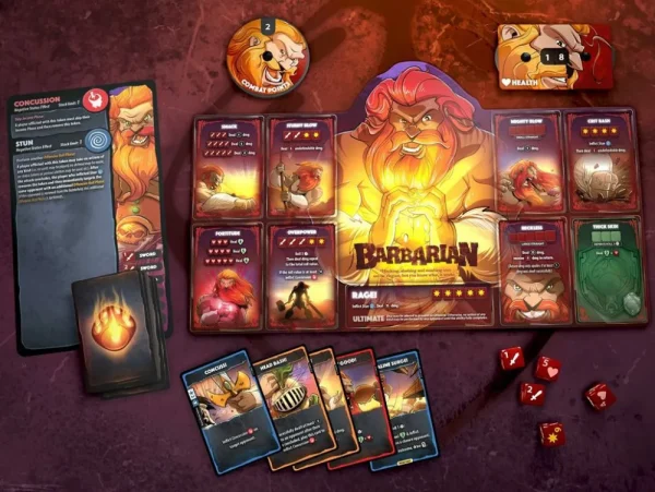 Roxley Games Dice Throne S1 Rerolled Barbarian Vs Moon Elf Best